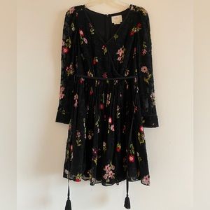 Black Floral Kate Spade Dress